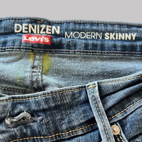Denizen Levis Jeans Mens‎ 31x30 Blue Modern Skinny Medium Wash Denim Faded - Picture 7 of 11